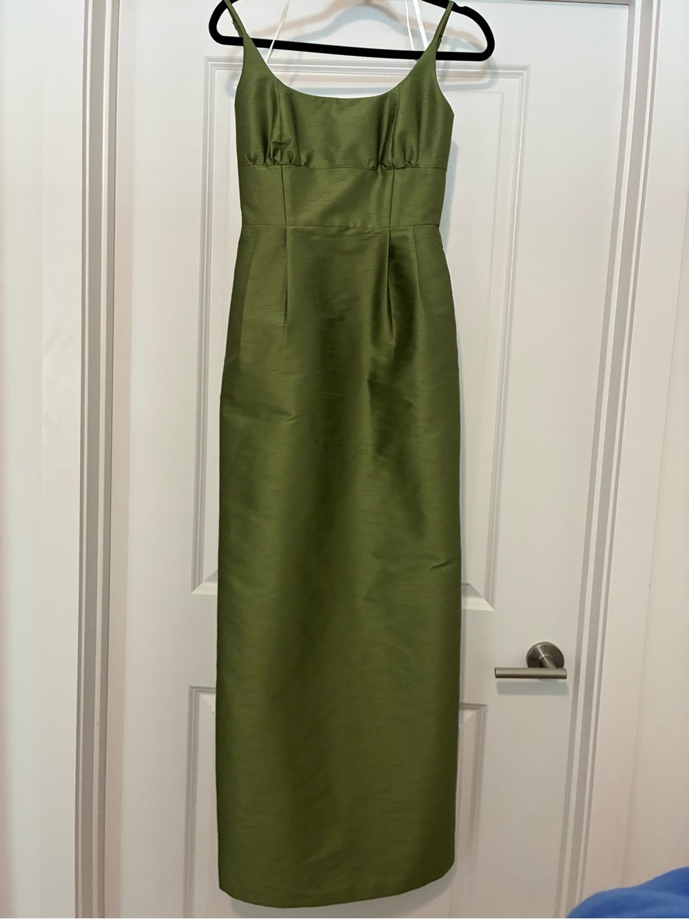 Lula Kate Jane Dress with Brunch Skirt in Greenery Shantung BRAND NEW NEVER WORN